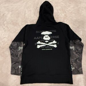 Aape X Bape AAPE APE UNVS Hoodie Men’s Sz L